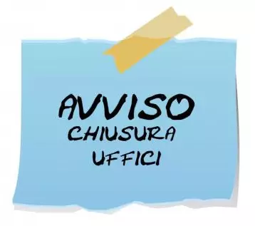 avviso chiusura uffici