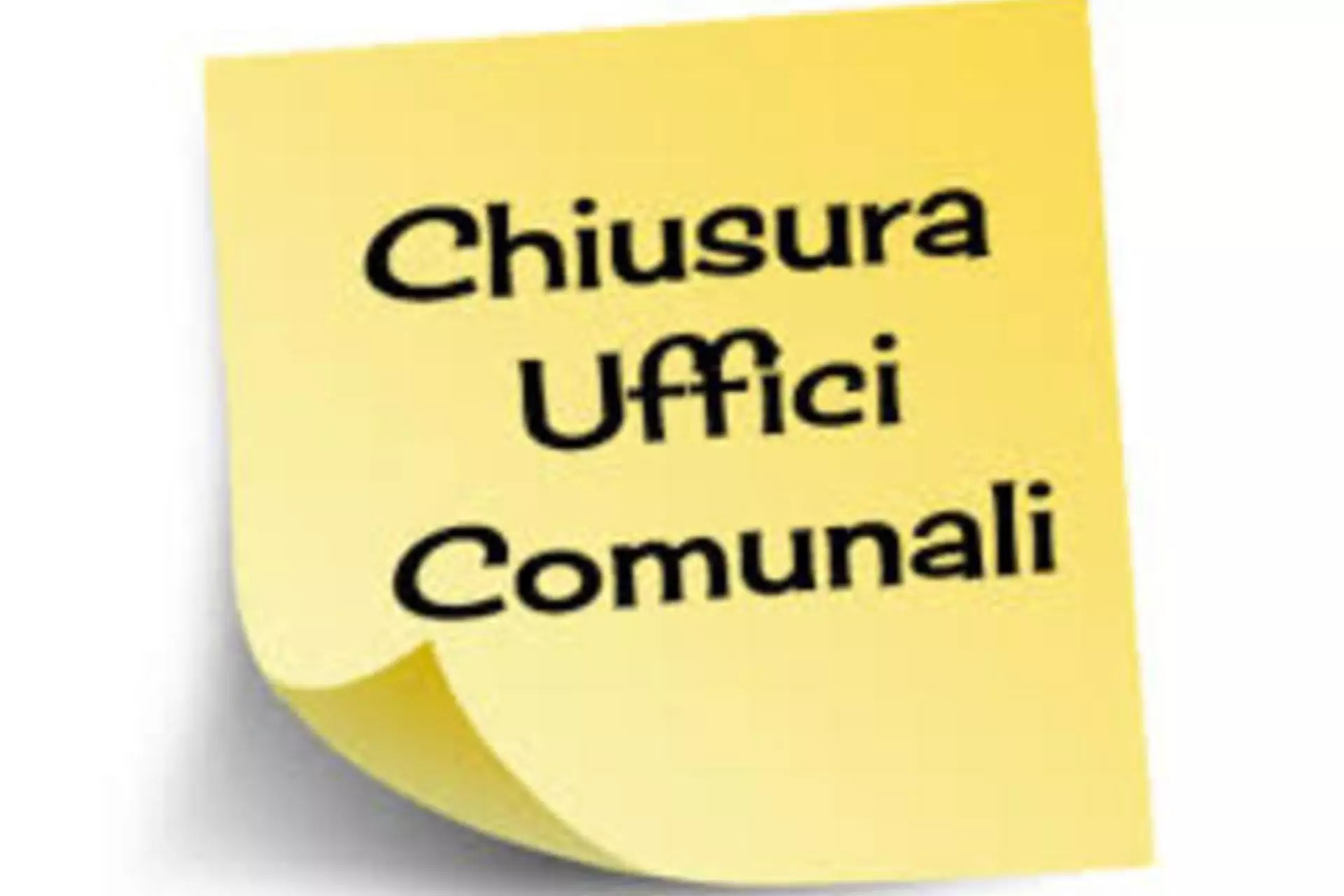 Avviso chiusura uffici